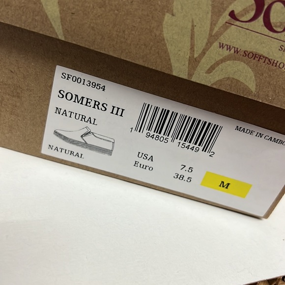 WOMENS SOFFT SOMERS III NATURAL - Picture 5 of 5